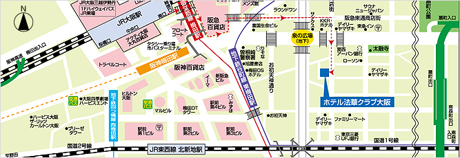 ホテルへのアクセス