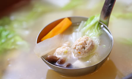 博多水炊き風つくね汁