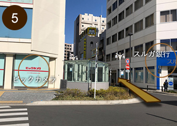 ホテルまでの誘導5