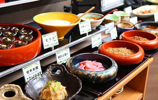 充実の「ご飯のお供」