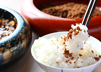 牛たんのそぼろ煮・ひとめぼれ