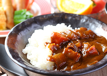 牛たん入り朝カレー