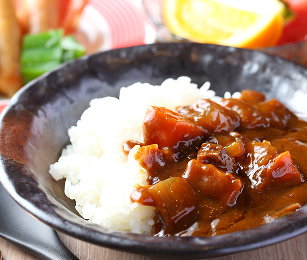 牛たん入り朝カレー