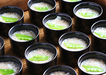 ズワイガニのあんかけ茶碗蒸し