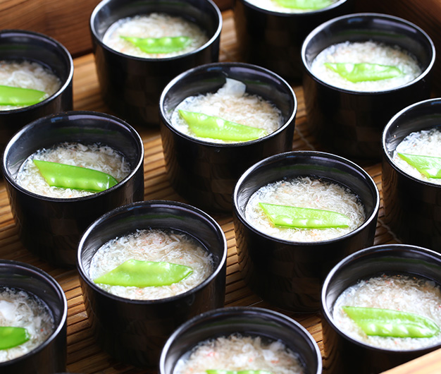 ズワイガニのあんかけ茶碗蒸しの画像