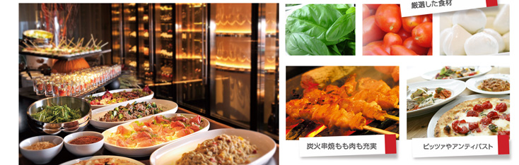 最上階から那覇市内を眺めながら、旬の食材を使った創作和食などお客様に食の安全、安心をお届けするため本物志向・健康志向をテーマに取り込んでいます。