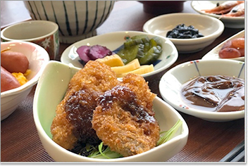 ルッソ・トヤマの朝食バイキング
