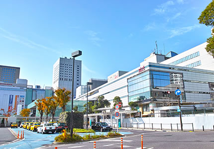 川崎駅から地下街・アーケードで傘いらず!