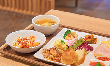朝食一例