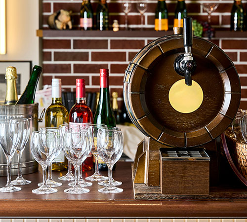 自家製ワインの画像