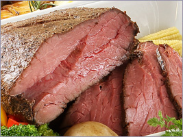 ライブキッチンで熱々のお料理を