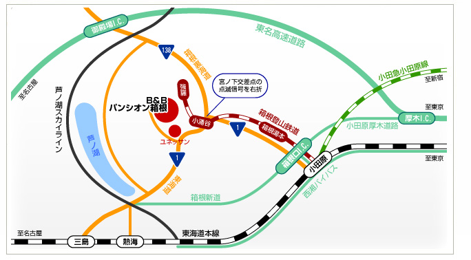 お車でのご案内
