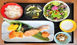 種類豊富な朝食バイキング