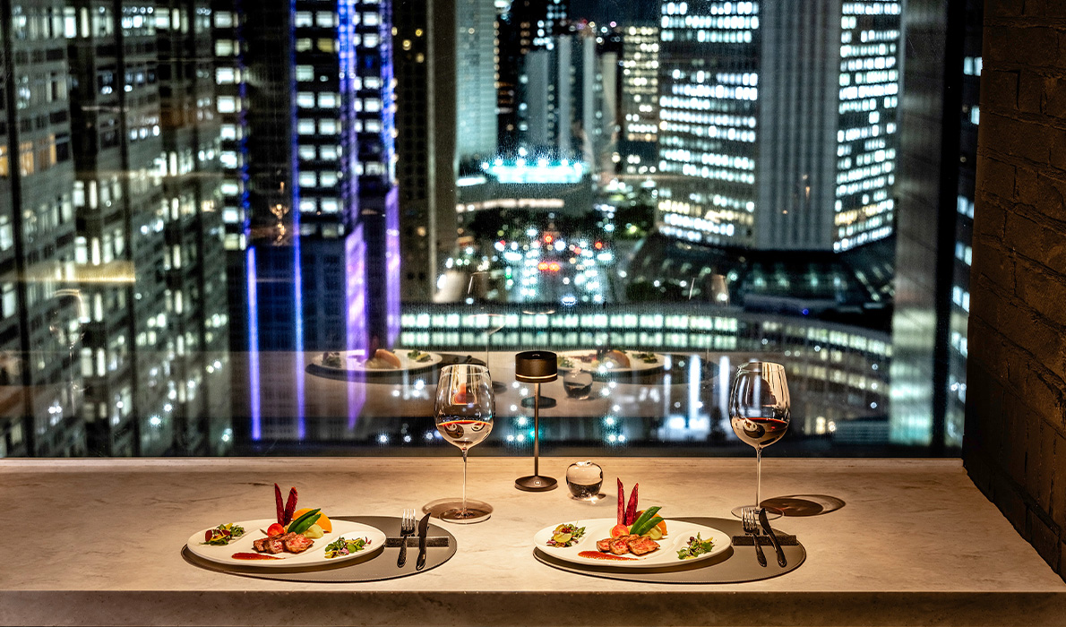 マンハッタンテーブルの画像