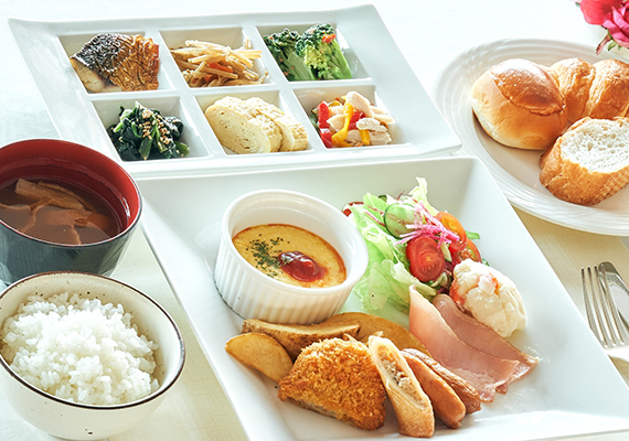 朝食の画像
