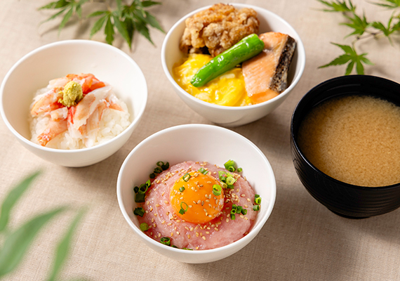 ミニ丼三種セット