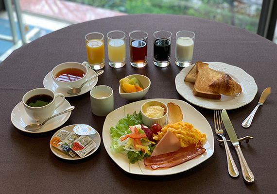 朝食の画像