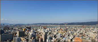 市街地側
